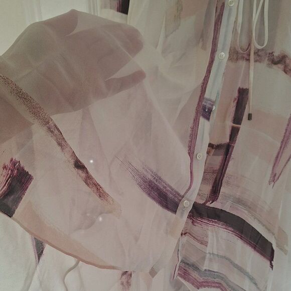 Haute Hippie‎  Long Sleeve silk  Dress tunic  size XS - Picture 3 of 9